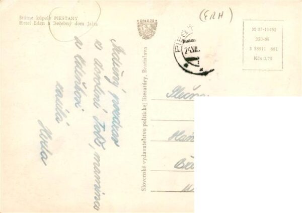Piestany Pistian Poestyen SK Hotel Eden a liecebny dom Jalta – Bild 2