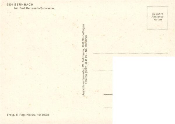 Bernbach Bad Herrenalb Fliegeraufnahme – Bild 2