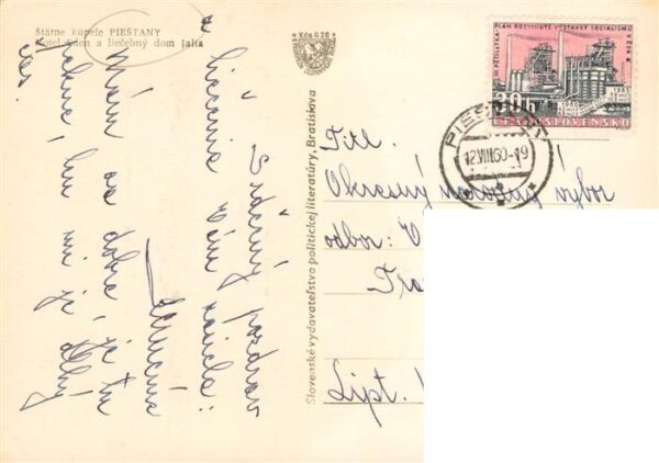 Piestany Pistian Poestyen SK Hotel Eden a liecebny dom Jalta – Bild 2