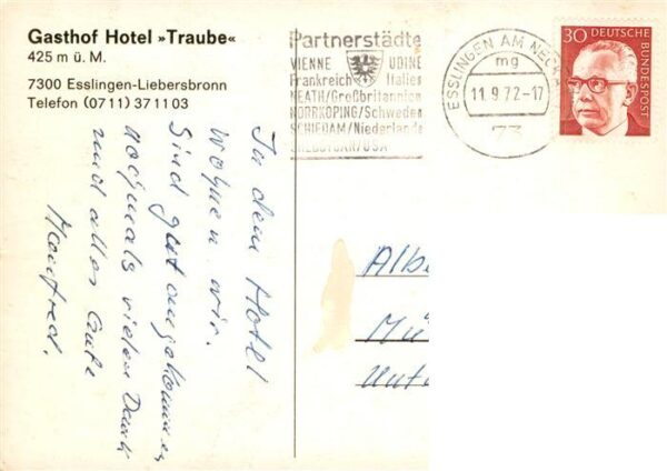 Liebersbronn Esslingen Gasthof Traube – Bild 2