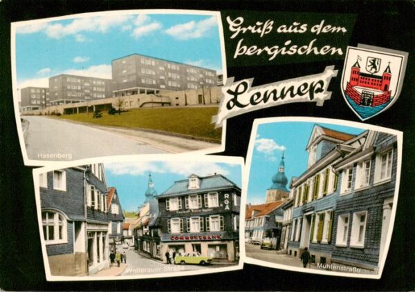 Lennep Remscheid Wohnsiedlung Hasenberg Wetterauer Strasse Muehlenstrasse Zentru