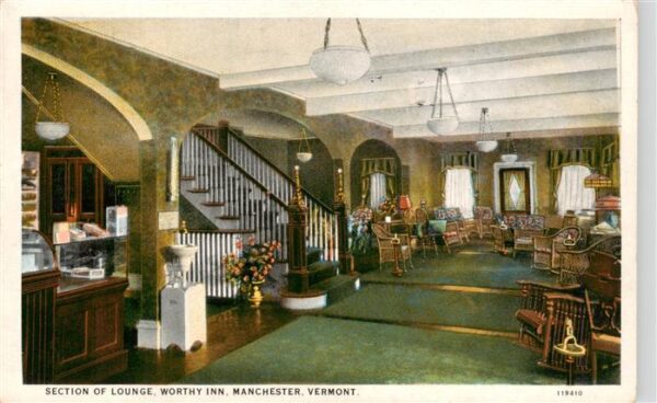 Manchester Vermont USA Worthy Inn Lounge