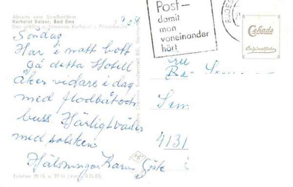 Bad Ems Lahn Kurhotel Balzer – Bild 2