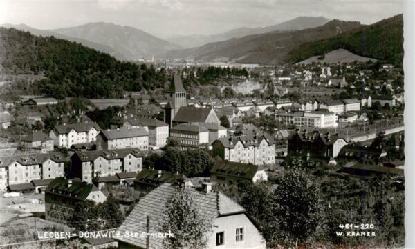 Leoben Steiermark AT Donawitz Panorama