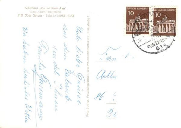 Ober-Ostern Reichelsheim Odenwald Panorama Luftkurort – Bild 2
