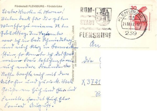 Flensburg  Schleswig-Holstein Foerdebruecke – Bild 2