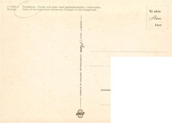 Trondheim Trondhjem Norge Rosenborg area University College of Norway in the for – Bild 2