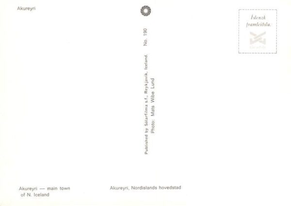 Akureyri Iceland Fliegeraufnahme – Bild 2
