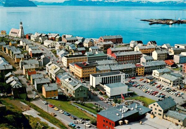 Hammerfest Norge View towards the church