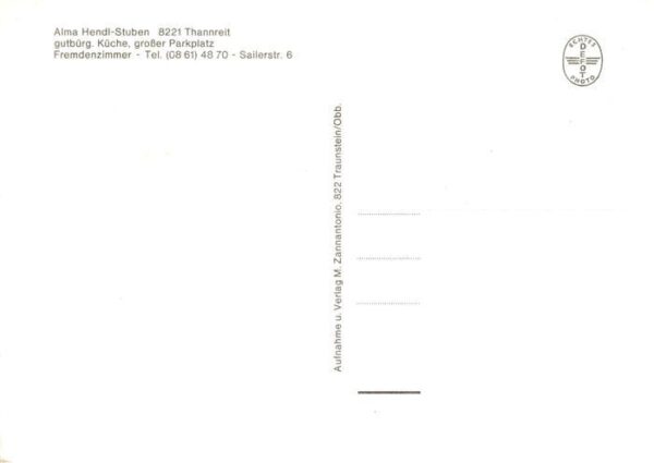 Thannreit Alma Hendl-Stuben – Bild 2