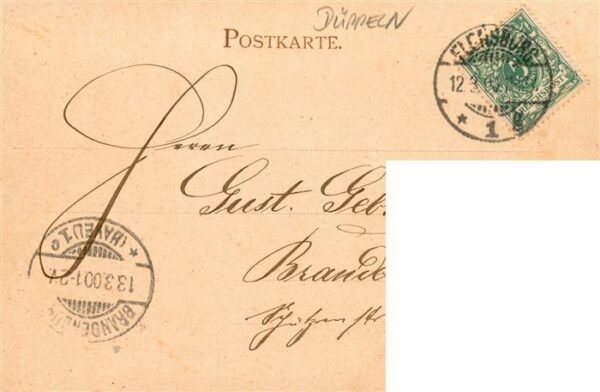 Flensburg  Schleswig-Holstein Dueppeler Muehle nach dem Sturm von1864 – Bild 2