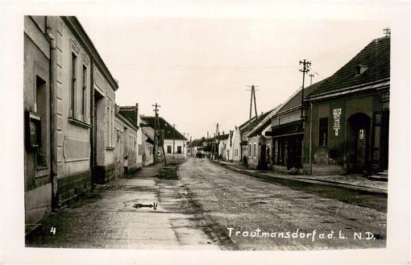 Trautmannsdorf Leitha Niederoesterreich AT Strassenpartie