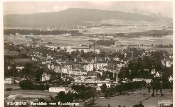 Rumburg Rumburk CZ Fernblick vom Rauchberge