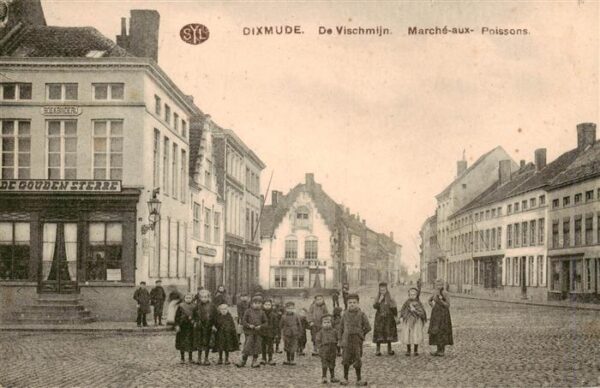 Dixmude Diksmuide Dilsmuide Belgie De Vischmijn Marche aux Poissons