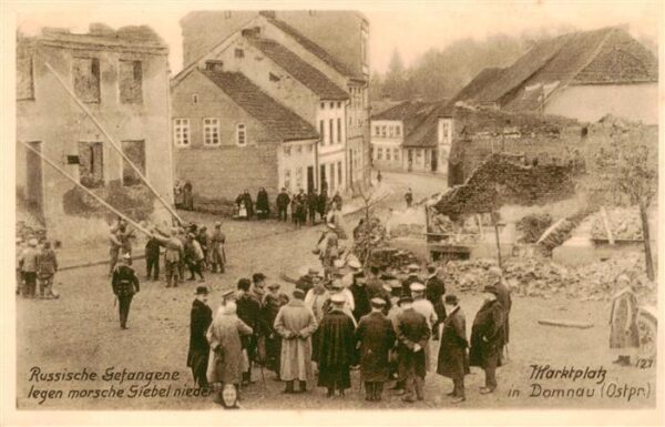 Domnau Domnowo Kaliningrad Koenigsberg Ostpreussen RU Marktplatz Russische Gefan
