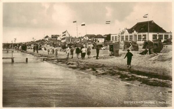 Dahme  Ostseebad Holstein Strand Promenade