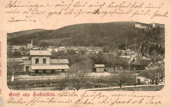 Seebenstein Niederoesterreich AT Panorama
