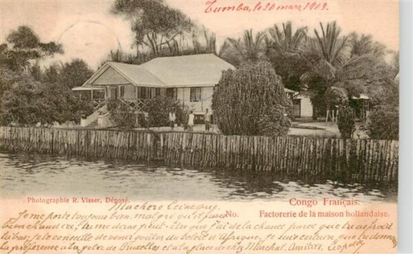 Matadi Kongo Congo Factorerie de la maison hollandaise