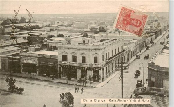 Bahia Blanca Argentina Calle Alsina Vista al Norte