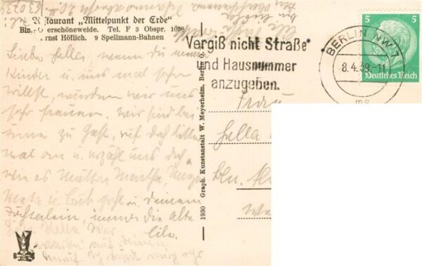 Oberschoeneweide Oberschoeneweide BERLIN Restaurant Mittelpunkt der Erde – Bild 2
