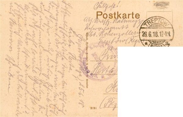 Treptow Rega Trzebiatow Pommern PL Kaiser Strasse – Bild 2
