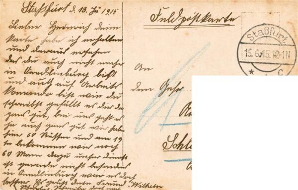 Stassfurt Gruppenfoto Soldaten Feldpost – Bild 2