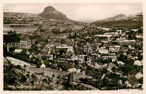 Bilin Bilina Sauerbrunn CZ Panorama