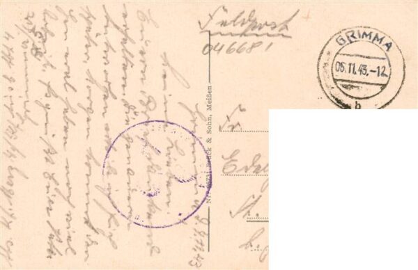 Grimma Sachsen Inf Regt 32 Kaserne Feldpost – Bild 2