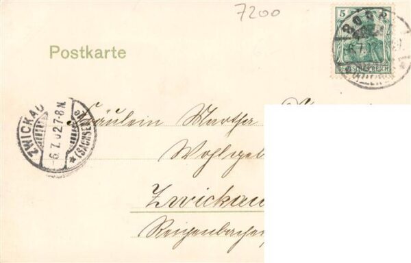 Borna  Leipzig Dinterlatz mit Reichsthor – Bild 2
