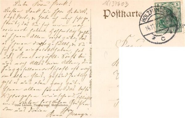 Holzminden Weser Niedersachsen Baracken Kasernement 3 Bat Inf Rgt No 164 – Bild 2