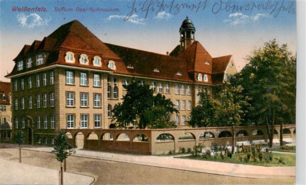 Weissenfels Saale Reform Real Gymnasium Feldpost
