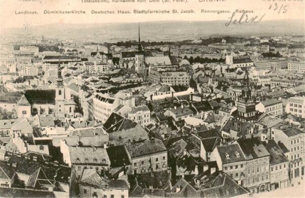 Brno Bruenn CZ Totalansicht