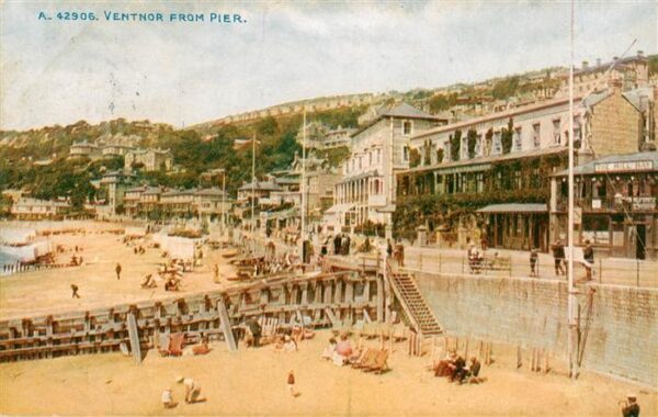 Ventnor Isle of Wight UK As seen from pier
