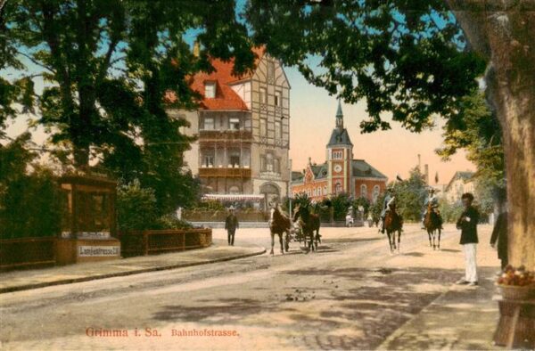 Grimma Sachsen Bahnhofstrasse