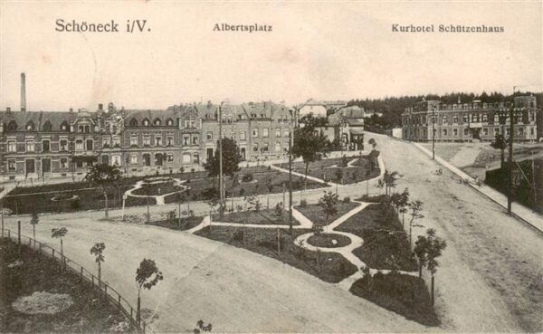 Schoeneck Vogtland Albertsplatz Kurhotel Schuetzenhaus
