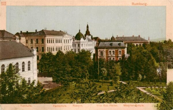 Rumburg Rumburk CZ Turnhalle Fachschule Postamt Villa Pfeifer Maedchenschule