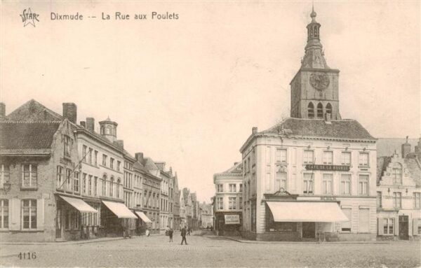 Dixmude Diksmuide Dilsmuide Belgie Rue aux Poulets Feldpost