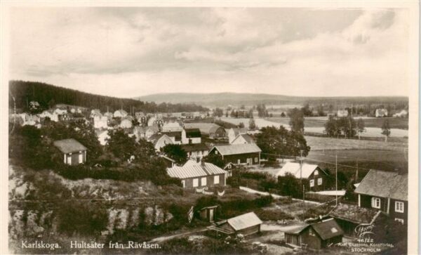 Karlskoga Sweden Hultsaeter fran Raevasen