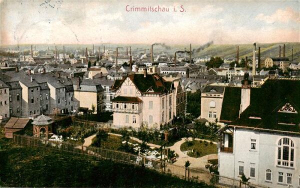 Crimmitschau Sachsen Stadtpanorama