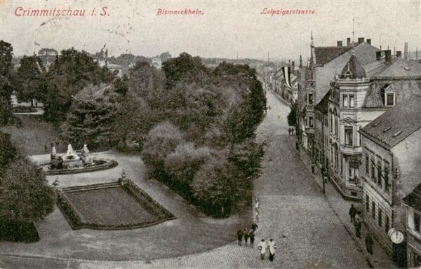 Crimmitschau Sachsen Bismarckhain Leipzigerstrasse