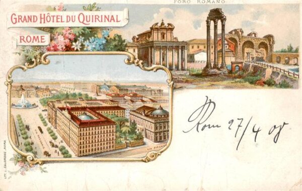 Rome  Roma Rom IT Grand Hotel du Quirinal