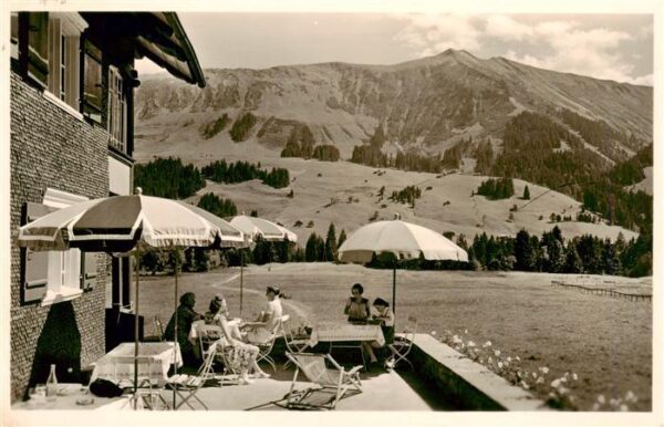 Schwende Riezlern Kleinwalsertal Vorarlberg AT Gasthaus Cafe Pension Bergblick