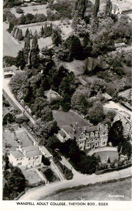 Theydon Bois UK Wansfell Adult College Air view