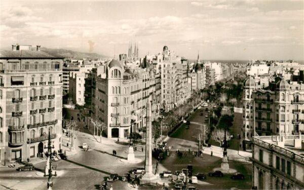 Barcelona Cataluna ES Plaza de la Victoria Avda del Generalisimo