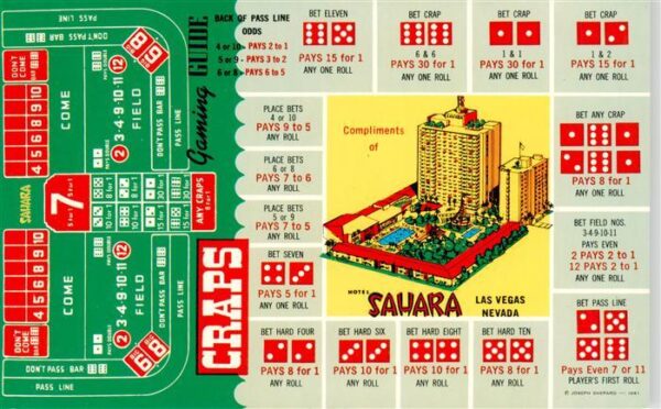 Las Vegas Nevada Garden of Allah Hotel Sahara