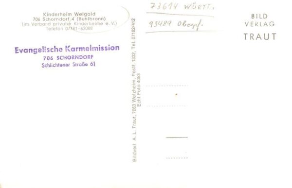 Schorndorf  Wuerttemberg Kinderheim Weigold – Bild 2