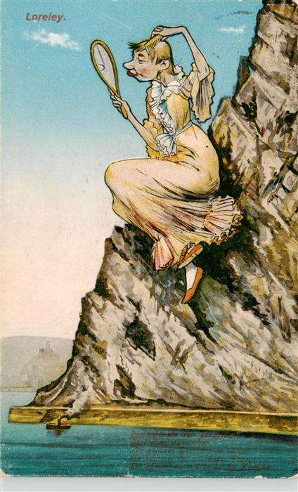 Loreley Lorelei Karikatur