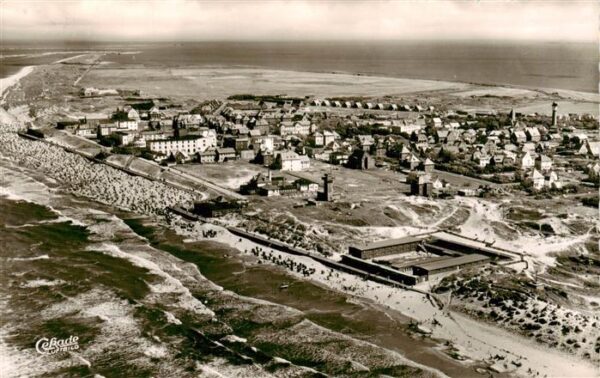 Wangerooge Wangeroog Nordseebad Fliegeraufnahme