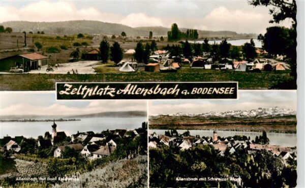 Allensbach Bodensee Zeltplatz Insel Reichenau Schweizer Alpenblick