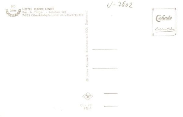 Oberkirch Baden Hotel Obere Linde – Bild 2